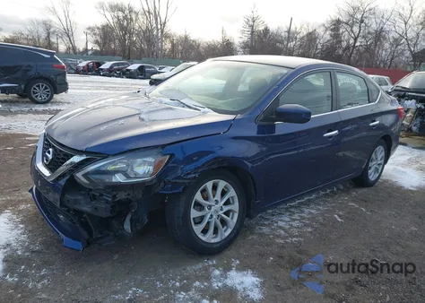2019 Nissan Sentra Sv z USA, uszkodzony, nr VIN 3N1AB7AP4KY396108